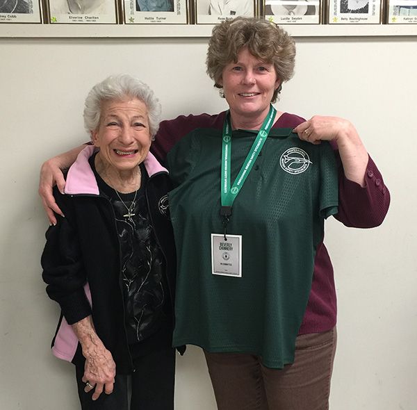 PASS member BJ Chinnery with Marina Metevelis